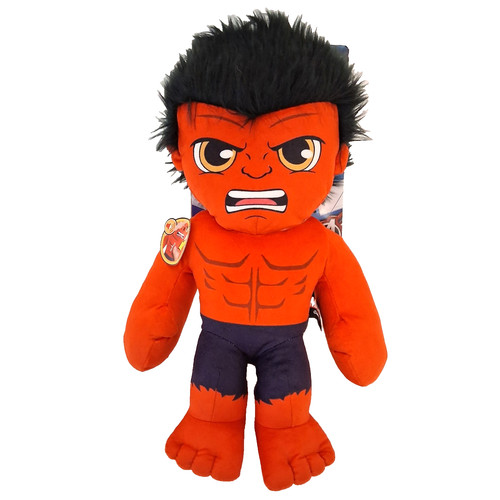 Nuovo peluche rosso - rosso, imbottito