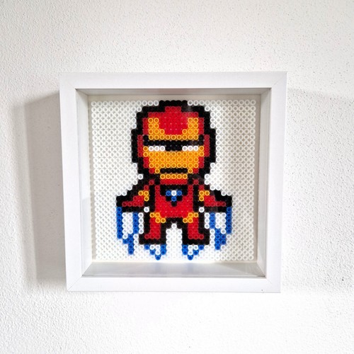 Iron man uadro artistico pixel - artistico,