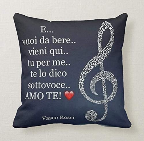 Cuscino 40x40 frase dedica - 40x40,