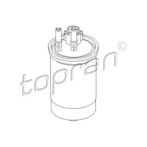 Filtro carburante topran - filtro,