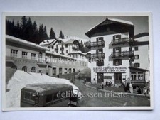 MADONNA DI CAMPIGLIO BUS autobus Albergo Excelsior bar Milano Trento cartolina