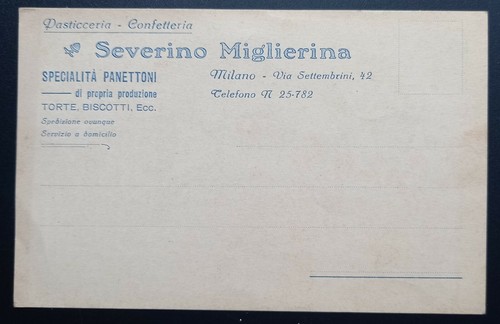 1936 cartolina pubblicitaria - cartolina,