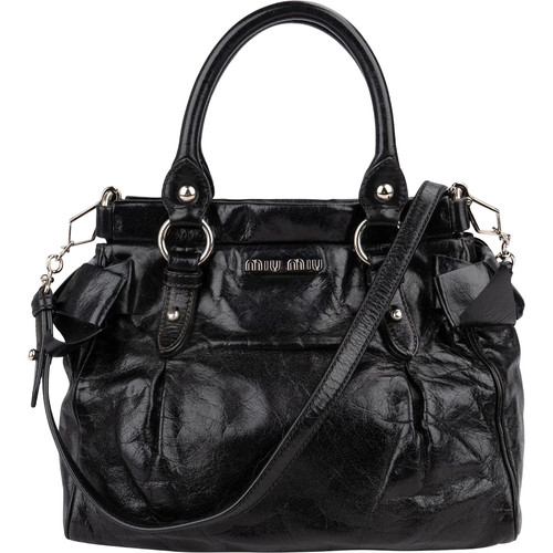 Borsa mano miu - miu, vitello