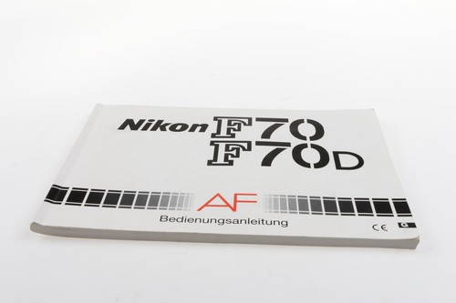 Nikon f70 f70d manuale - f70, /