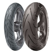 COPPIA GOMME METZELER 120/70-17 (58W) + 160/60-17 (69W) SPORTEC M3