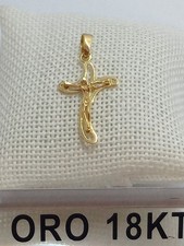 Croce in oro giallo 750 18