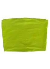 BERSHKA top fascia giallo fluo