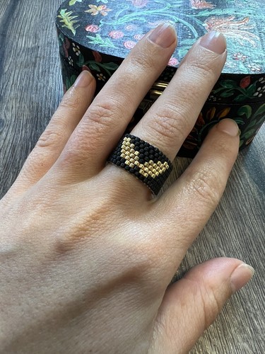 Anello perle ali - anello, di