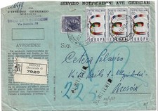 1957 raccomandata NOTIFICA
