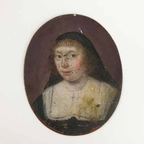 Antico ritratto xviii secolo - antico,
