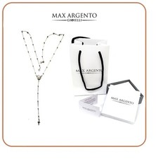 COLLANA ROSARIO ARGENTO 925, UOMO DONNA  RODIATO