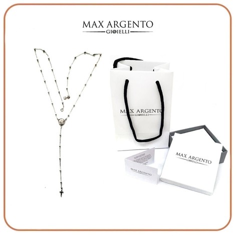 Collana rosario argento 925 - rosario,