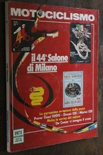 Motociclismo Novembre 1975 44° salone Guzzi 1000 Ducati 125 Morini 125
