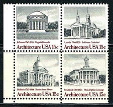 US Block of 4 American