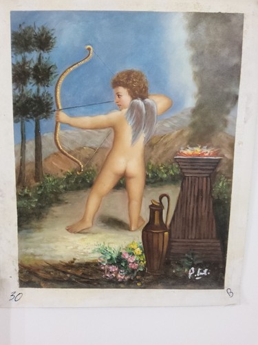 Quadro angelo cupido dipinto - angelo,