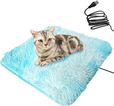 USB Tappetino Riscaldante per Cani Animali Domestici Piccolo Cuscino Termico Ter