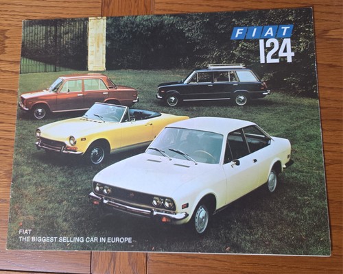 Brochure originale fiat - originale, 124