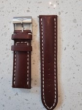 Cinturino orologio Breitling pelle marrone usato pelle marrone 22-20 con Breitling