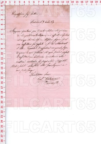 E7833 documento storico - storico, 1869