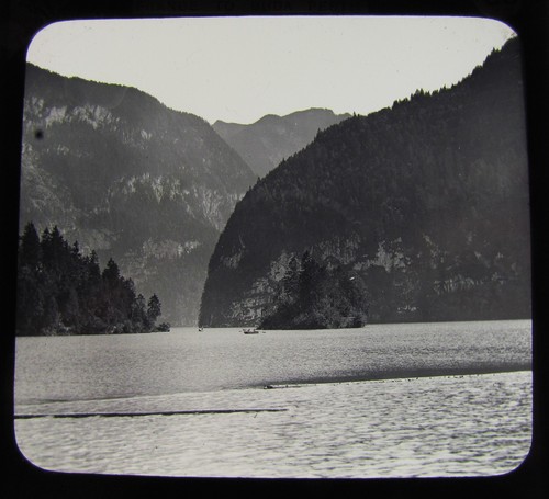 Glass magic lantern slide - magic,