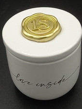 Scatola Ceramica con Candela