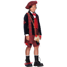VESTITO CARNEVALE SCOZZESE