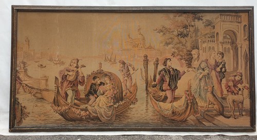 Arazzo con scena venezia - arazzo, di