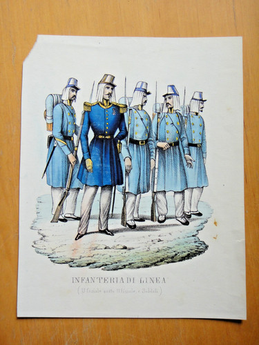 1860 circa nove litografie - 1860,