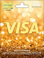 Visa $100 Gift Card Pre Paid