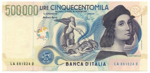 500000 lire banca - lire,