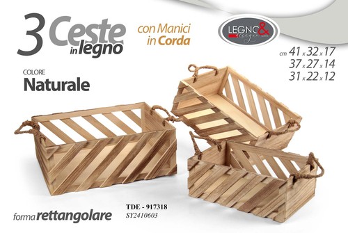 Cassette legno naturale - 3,