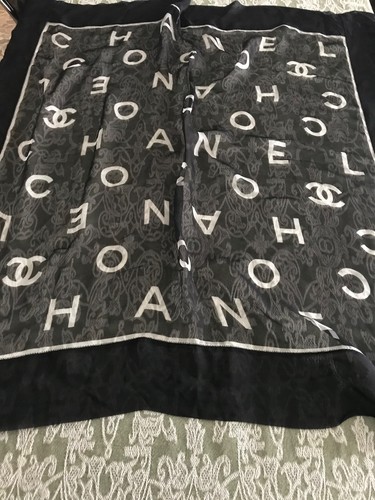Chanel foulard seta - chanel, bianco