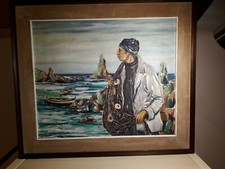 quadro dipinto ad olio vintage