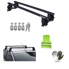 PER FIAT Bravo 5P ANNO 2010 tetto liscio FIX016G BARRE PORTATUTTO+KIT MONTAGGIO