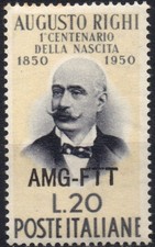 TRIESTE ZONA A AMG-FTT 1950 -