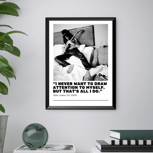 Slash guns roses quadro - slash,