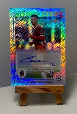 24|25 Topps Chrome UCC Francesco Camarda Future Stars Auto Toppsfractor /52 💥