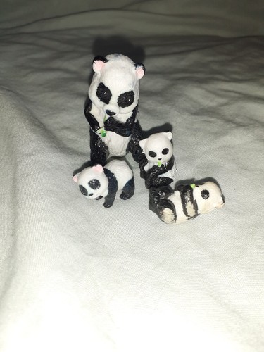 Miniature panda family - miniature, set