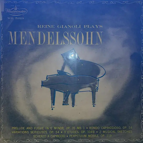 Mendelssohn prelude and - mendelssohn,
