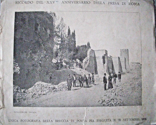 Antiche stampe presa roma - antiche,
