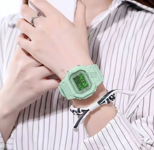 Orologio digitale led verde - orologio,