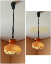 Lampadario In Vetro vintage Anni 70. Usato