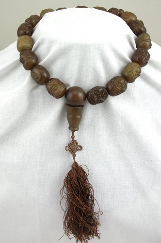 Vintage mala tibetano - tibetano, giada