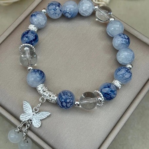 Bracciale donna perle pietra