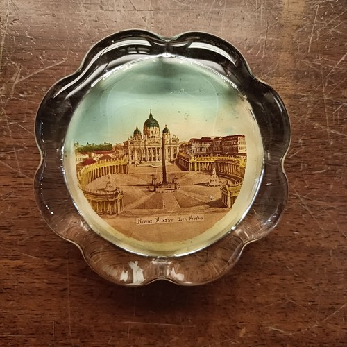 Fermacarte vetro vintage - in,
