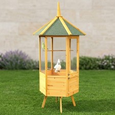 Voliera da esterno in legno