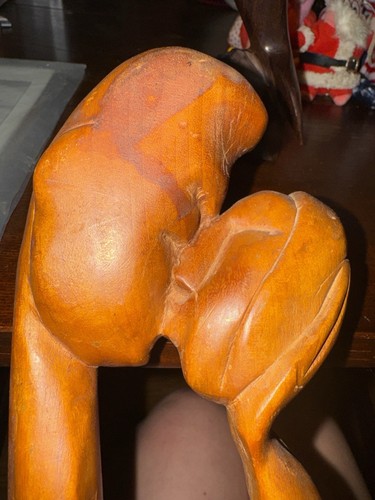Scultura vintage legno