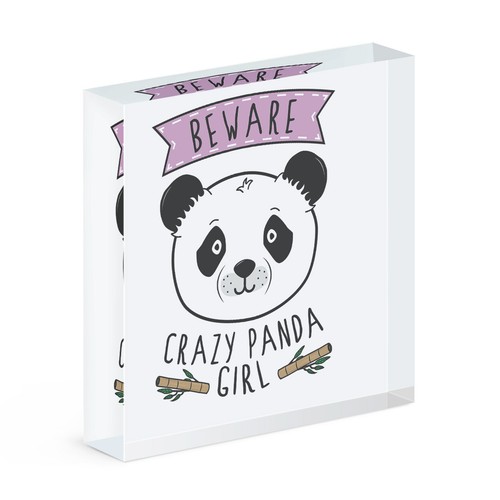 Attenzione ragazza panda pazza - ragazza,