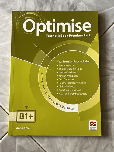 Optimise teacher s book - optimise, teacher's
