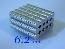  200 CALAMITE 6x2mm-sped. CORRIERE  MAGNETI NEODIMIO   POTENTI magnete per FIMO